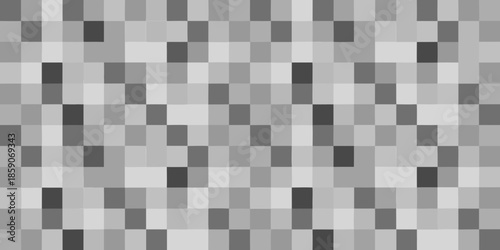 A grayscale patterned background consisting of numerous square blocks
