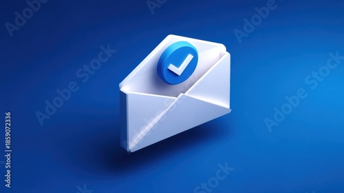 Illustrating digital communication concept with copyable and shareable envelopes showcasing modern messaging technology.