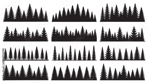 Silhouette group engaging in conversations