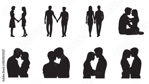 Silhouetted mountain peak illustration