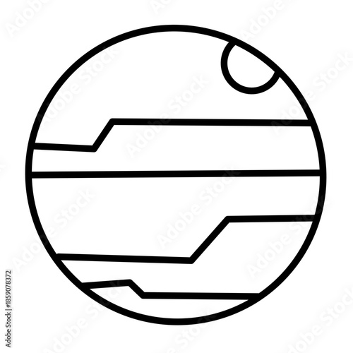 planet vector icon