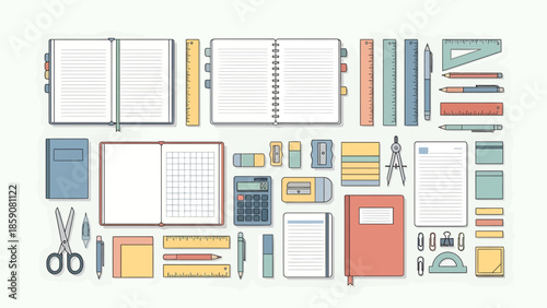 Stationery Office Supplies and Paperwork Materials.