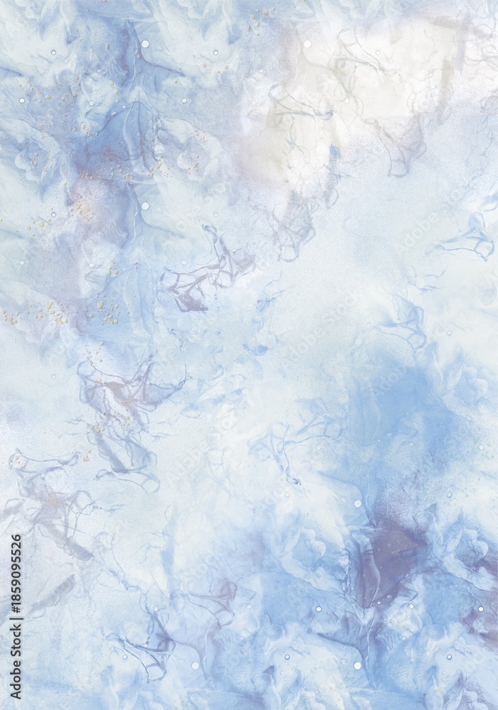 Obraz premium Blue Ink Flow