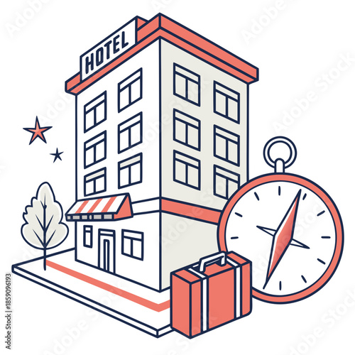 Hotel stay ready for travel