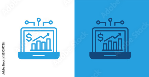 Ecommerce Flat, with light and dark background