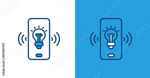 Innovation Color Outline, with light and dark background