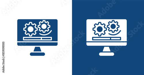 Software Glyph, with light and dark background