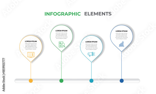 인포 그래픽 템플릿 벡터 