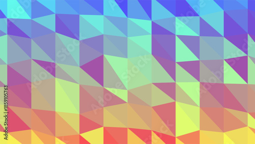 Colorful Low-Poly Vector Background – Modern Abstract Design