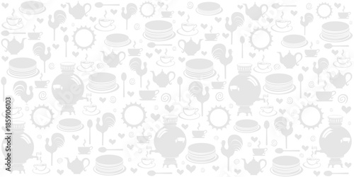 Shrovetide or Maslenitsa. Russian inscription Maslenitsa wide Wide Maslenitsa seamless pattern. Great Russian holiday Shrovetide. Russian folk festivities. Good for textile fabric design, wrapping 