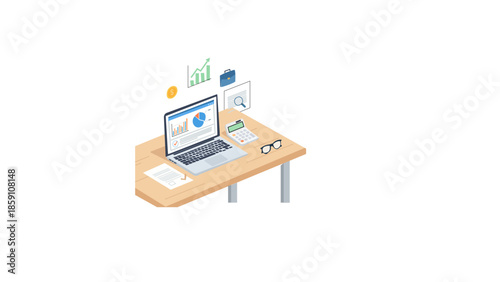 work from home vector illustration