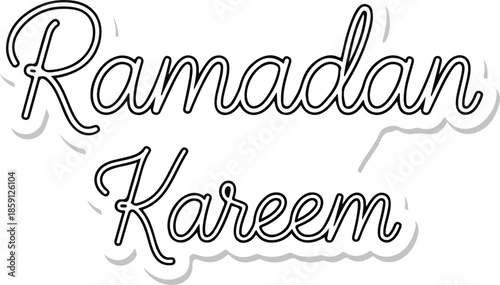 Ramadan Kareem A beautiful vector illustration for the holy month of Ramadan