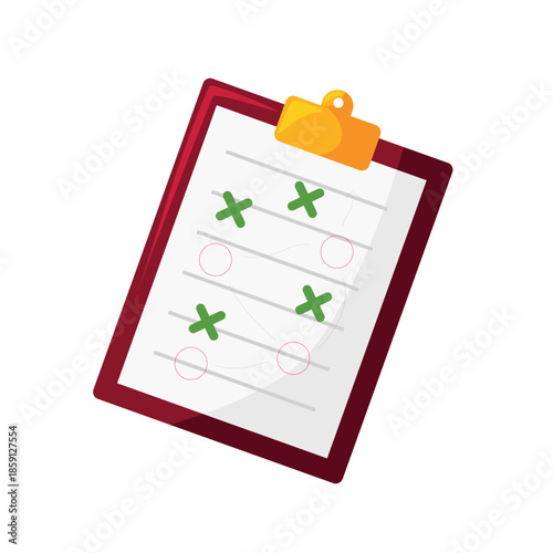 Strategy icon, strategy planning vector image, strategy clip art