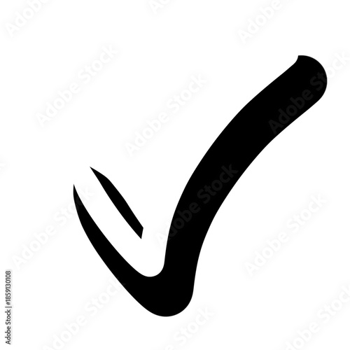 Quadro su tela check mark icon