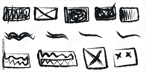 Ancient symbolic petroglyphs and geometric patterns