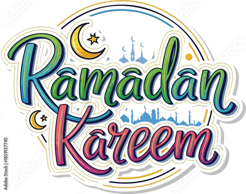Ramadan Kareem A Colorful and Festive Greeting for the Holy Month