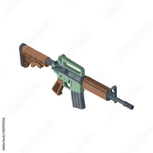 Hand drill and vintage metal gun equipment tool isolated on white background as industrial steel object work machine