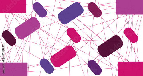 seamless pattern with pink and white