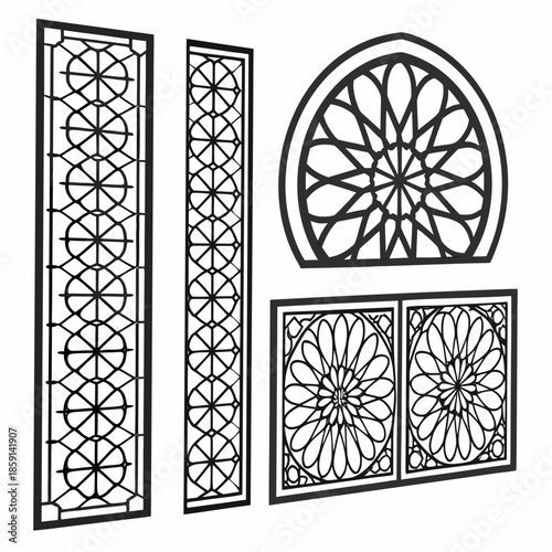 Decorative iron grill designs