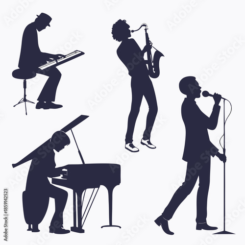 Jazz musicians performing