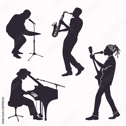 Jazz musicians performing