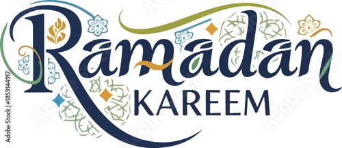 Ramadan Kareem A Festive and Celebratory Islamic Holiday Greeting