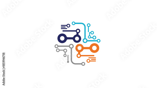 Abstract circuit board design representing technology and innovation in digital systems.