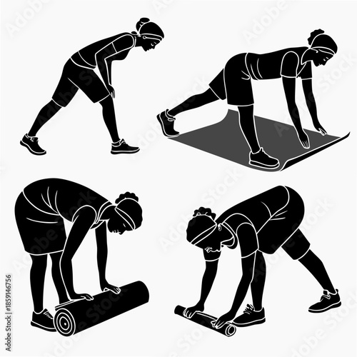 Yoga and exercise routine