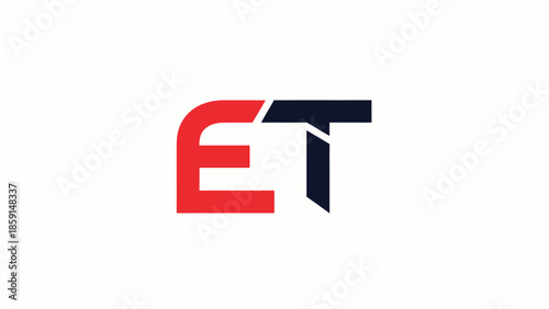 Bold ET Logo Design - A Modern and Stylish Branding Concept.
