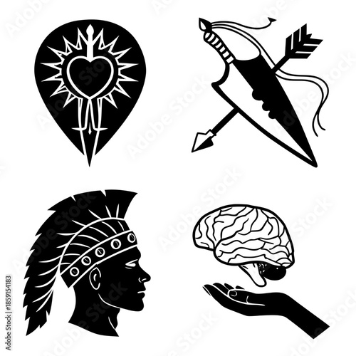 Iconic symbols collection