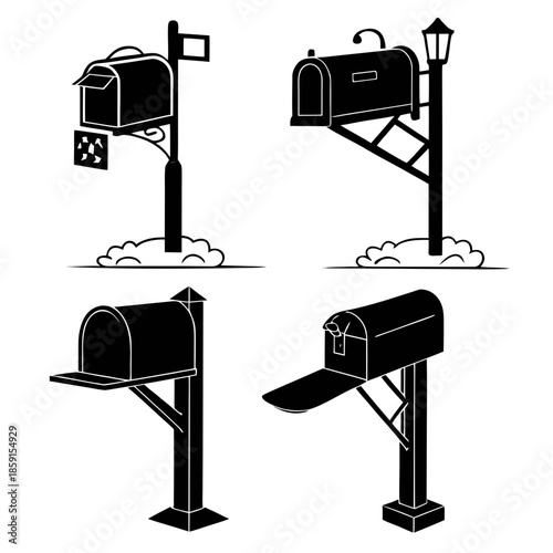 Collection of mailboxes