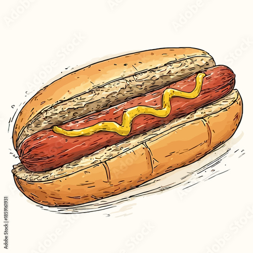 Delicious Hot dog Design Very Cool