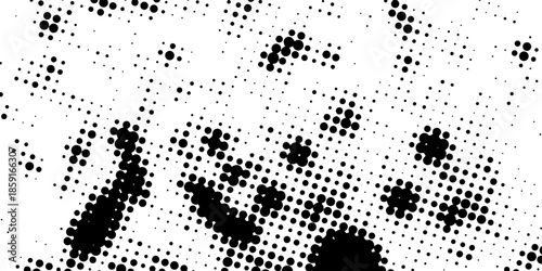 Modern abstract background. Halftone dots in circle form. Spiral logo, icon or design element.