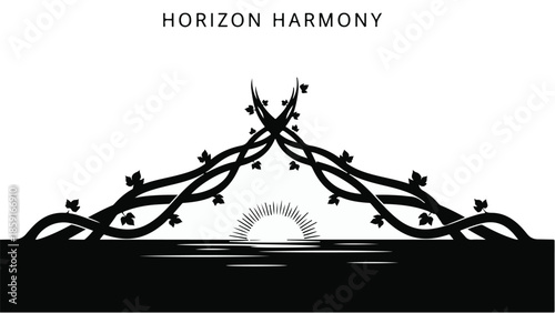 Serene sunrise arches over tranquil water, symbolizing new beginnings and natural beauty.