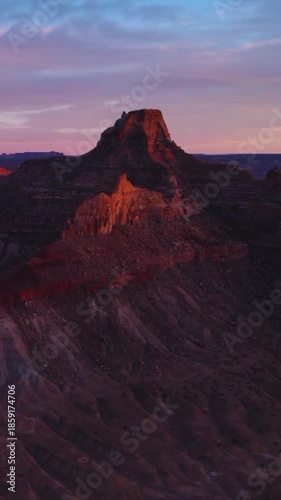 sunset over the mountains