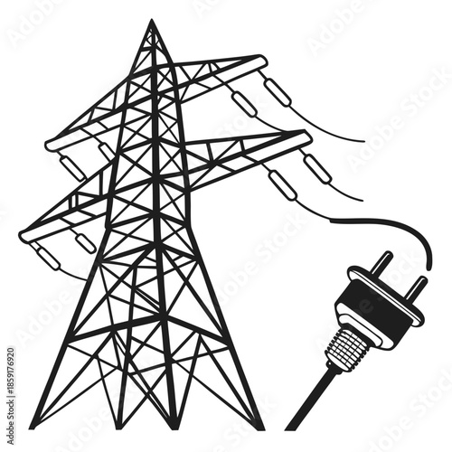 Electricity transmission and plug