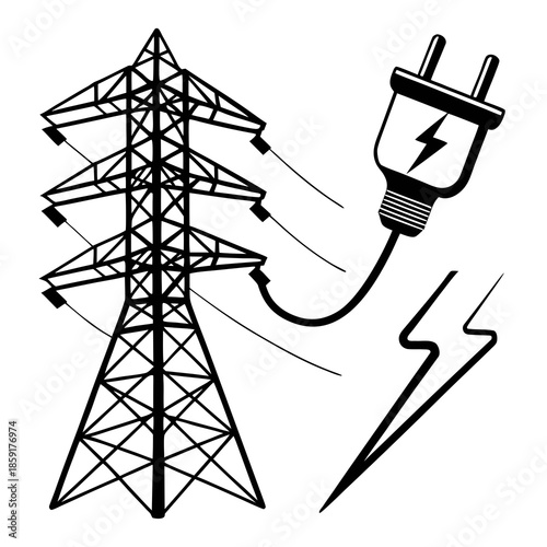 Electricity transmission tower