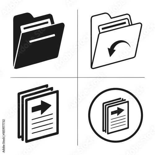 File management icons
