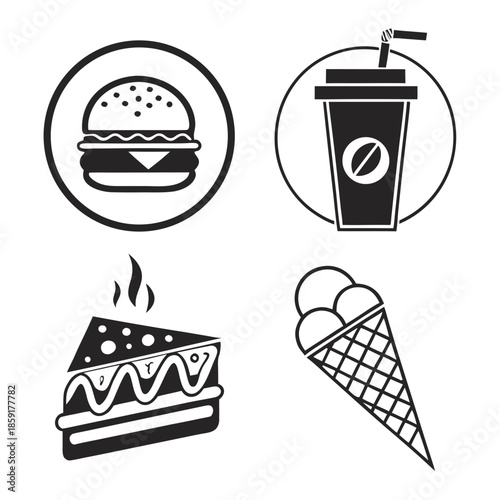 Food icons collection