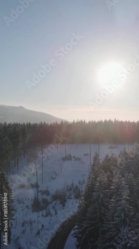 sunrise over the mountains 