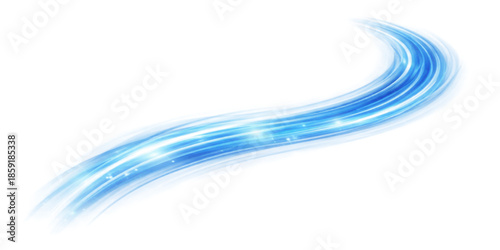 Dynamic abstract blue wave design featuring flowing light lines and vector curves on a textured digital backdrop for a modern business wallpaper illustration
