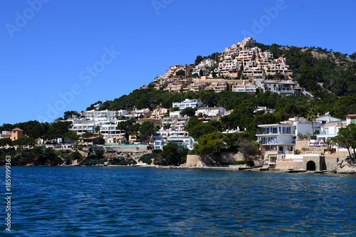 Marina in the Town Port Andratx on the Island Mallorca