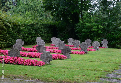 War Cemetery in the Town Visselhövede, Lower Saxony