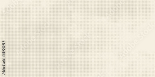 Retro beige halftone paper texture. Vintage craft ecru wallpaper with speckles, flecks, particles. Light cream grunge grain overlay background. Dirty dotted and specked canvas backdrop. Vector