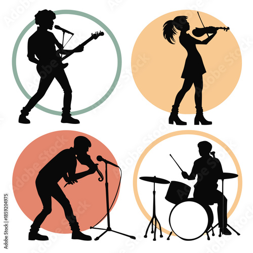 Musicians performing