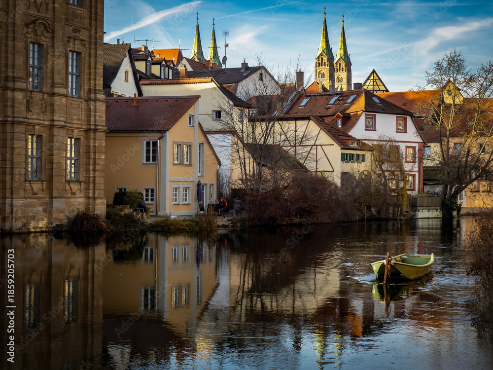 Fototapeta premium Historic center of Bamberg (Germany)