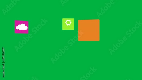 App Interface Menu with Alpha Channel