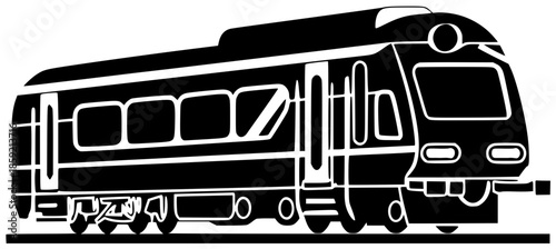 railway illustration transport silhouette travel logo transportation icon train outline vehicle railroad rail passenger speed locomotive station modern subway shape high vector graphic background