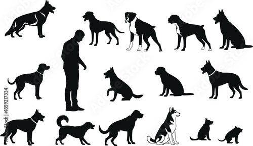 scuba, diver, silhouette, underwater, ocean, swimming, vector, illustration, diving, sport, sea, adventure, equipment, leisure, extreme,