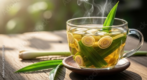 Aromatic Lemongrass Tea - A Refreshing and Healthy Herbal Infusion.
